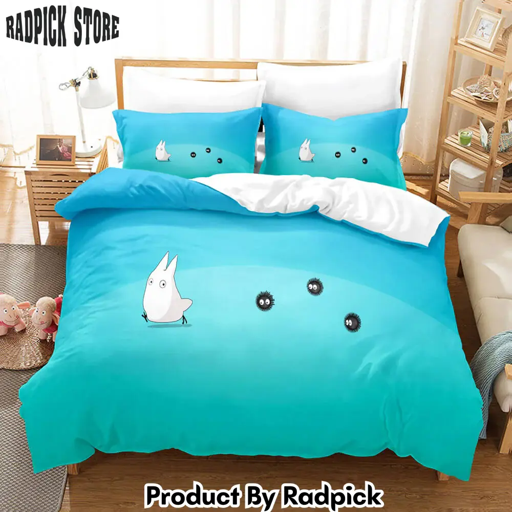 My neighbor totoro kids girls bedding sets duvet covers bed sheets  rp0420217